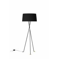 Lampadaire TRÍPODE Métal Noir / Ruban Noir