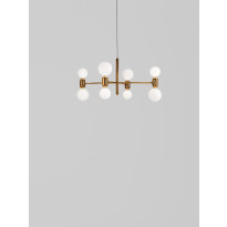 Suspension ABALLS CHANDELIER 4 DORÉE de Parachilna