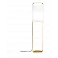 Lampadaire ALISTAIR P DORÉ MAT - DIFFUSEUR EN VERRE SOUFFLÉ de Parachilna