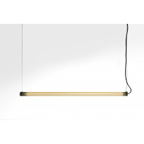 Suspension B15 T H. GR - DIFFUSEUR EN VERRE TRANSPARENT - NOIR de Parachilna