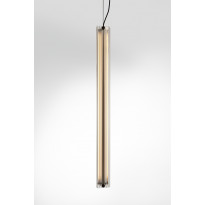 Suspension B15 T V. GR - DIFFUSEUR EN VERRE TRANSPARENT - NOIR de Parachilna