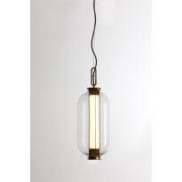 Suspension BAI T BA BA BRONZE - DIFFUSEUR EN VERRE TRANSPARENT de Parachilna