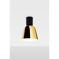 Plafonnier LIGHTO C GR NOIR MAT - COUPE EN BRILLANT DORÉ de Parachilna