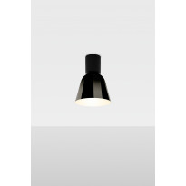 Plafonnier LIGHTO C PE NOIR MAT - COUPE EN CHROME NOIR de Parachilna