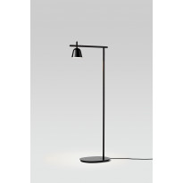 Lampadaire LIGHTO P NOIR MAT - COUPE EN CHROME NOIR de Parachilna
