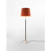 Lampadaire PIE DE SALÓN Métal Laiton / Ruban Tuile