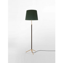 Lampadaire PIE DE SALÓN Métal Laiton / Ruban Vert