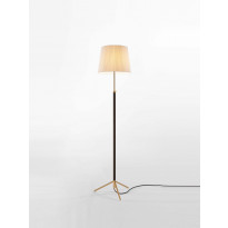 Lampadaire PIE DE SALÓN G3 Métal Laiton / Ruban Naturel