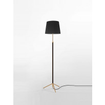 Lampadaire PIE DE SALÓN G3 Métal Laiton / Ruban Noir