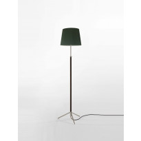 Lampadaire PIE DE SALÓN G3 Métal Chromé / Ruban Vert