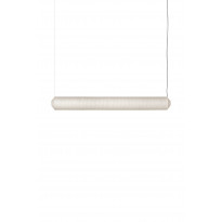 Suspension TEKIÒ HORIZONTAL Métal Blanc Métal Papier japonais Washi Naturel Canopé rectangulaire
