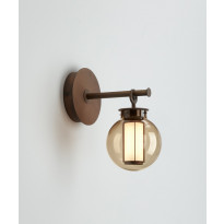 Applique BAI A DI DI BRONZE - DIFFUSEUR EN VERRE AMBRE de Parachilna