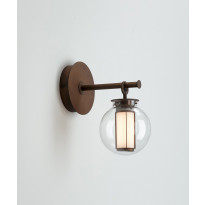 Applique BAI A DI DI BRONZE - DIFFUSEUR EN VERRE TRANSPARENT de Parachilna