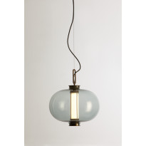 Suspension BAI T MA MA BRONZE - DIFFUSEUR EN VERRE TRANSPARENT de Parachilna