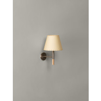 Applique BC Métal Nickel Parchemin Beige