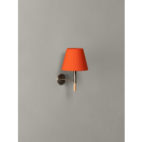 Applique BC Métal Nickel Ruban Rouge-Ambre