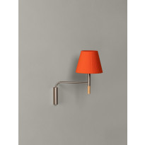 Applique BC Métal Nickel Ruban Rouge-Ambre