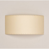 Applique COMODÍN Métal Chromé Parchemin Beige