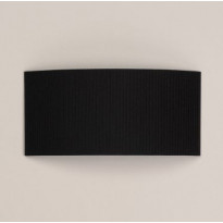 Applique COMODÍN Métal Chromé Ruban Noir