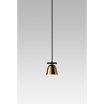 Suspension LIGHTO T PE NOIR MAT - COUPE EN BRILLANT DORÉ de Parachilna