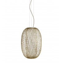 Suspension ANWAR T 90 DORÉ MAT de Parachilna